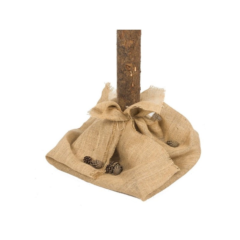 CHOINKA NA PNIU Z SOSNY, SZTUCZNA jak żywa ŚWIERK 150 CM GĘSTA OŚNIEŻONA CHO08 - obrazek 3