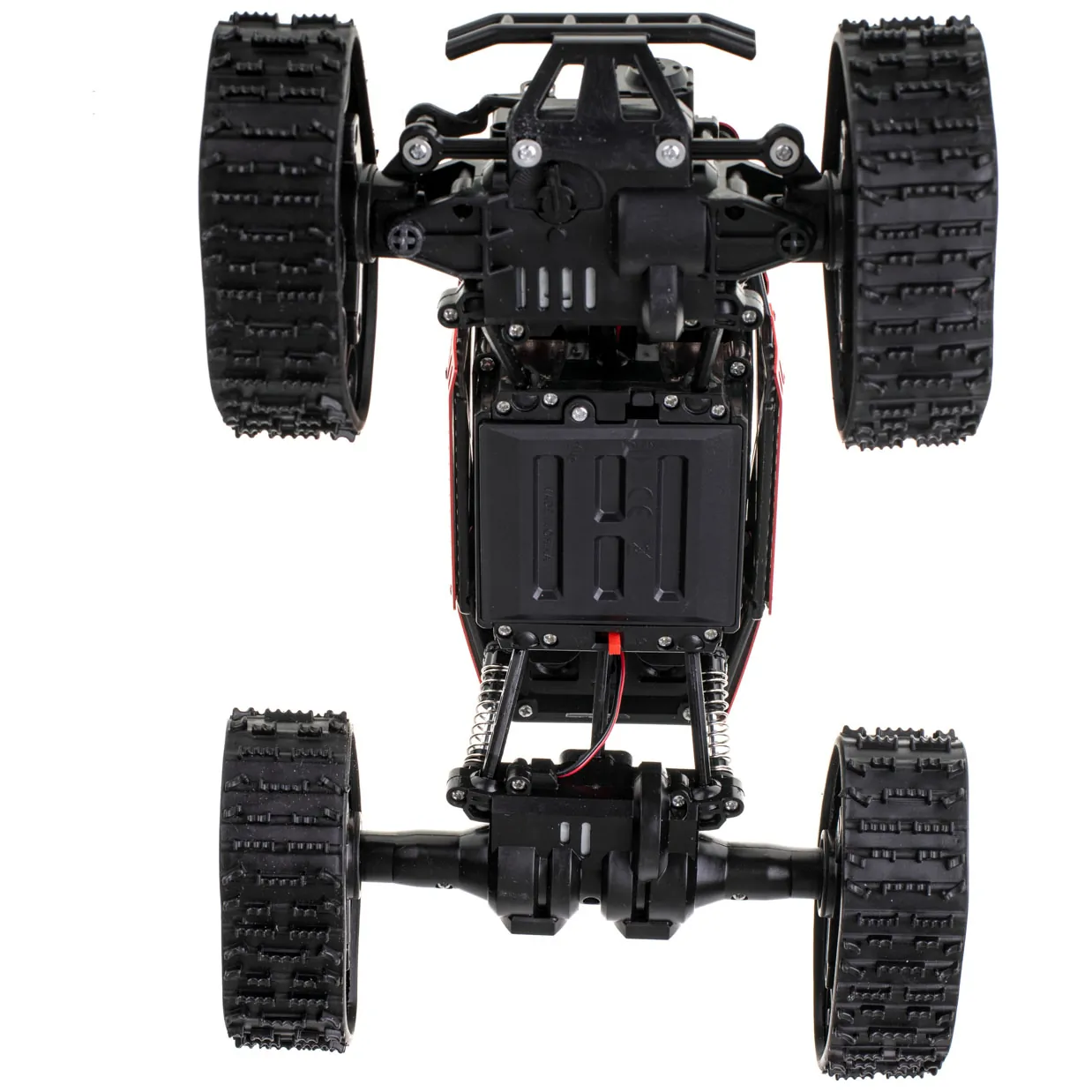 Samochód zdalnie sterowany terenowy rock crawler 4x4 2w1 czerwony - obrazek 7