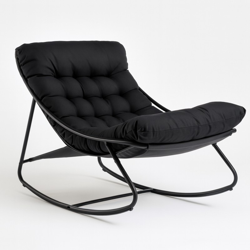 FOTEL BUJANY NA BIEGUNACH OGRODOWY DO SALONU TARASOWY BUJAK KOKON LEŻANKA KR38CZ - obrazek 4