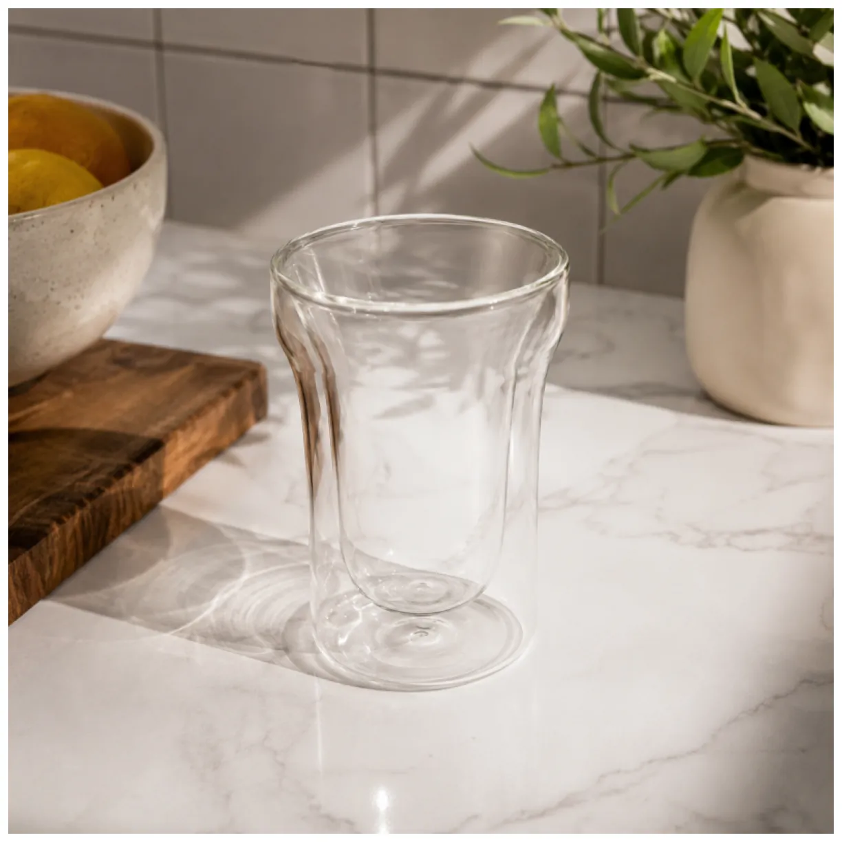 Szklanka termiczna z podwójnym dnem do kawy i herbaty 240 ml - obrazek 4