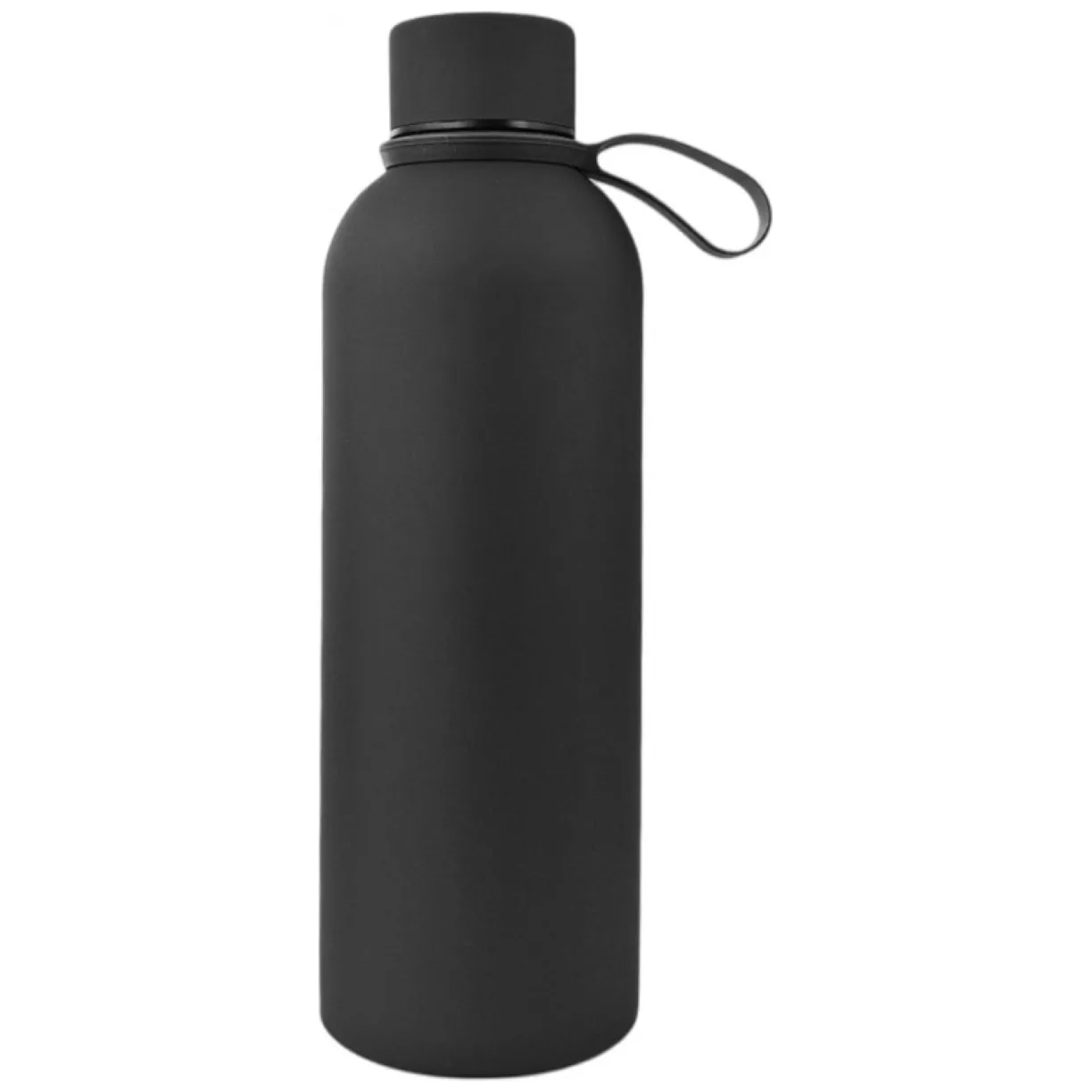 Bidon, butelka termiczna 500ML, stal nierdzewna z powłoką SOFT TOUCH czarny BD46CZ - obrazek 2