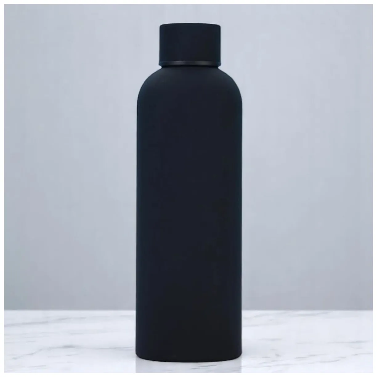 Bidon, butelka termiczna 500ML, stal nierdzewna z powłoką SOFT TOUCH czarny BD46CZ - obrazek 3