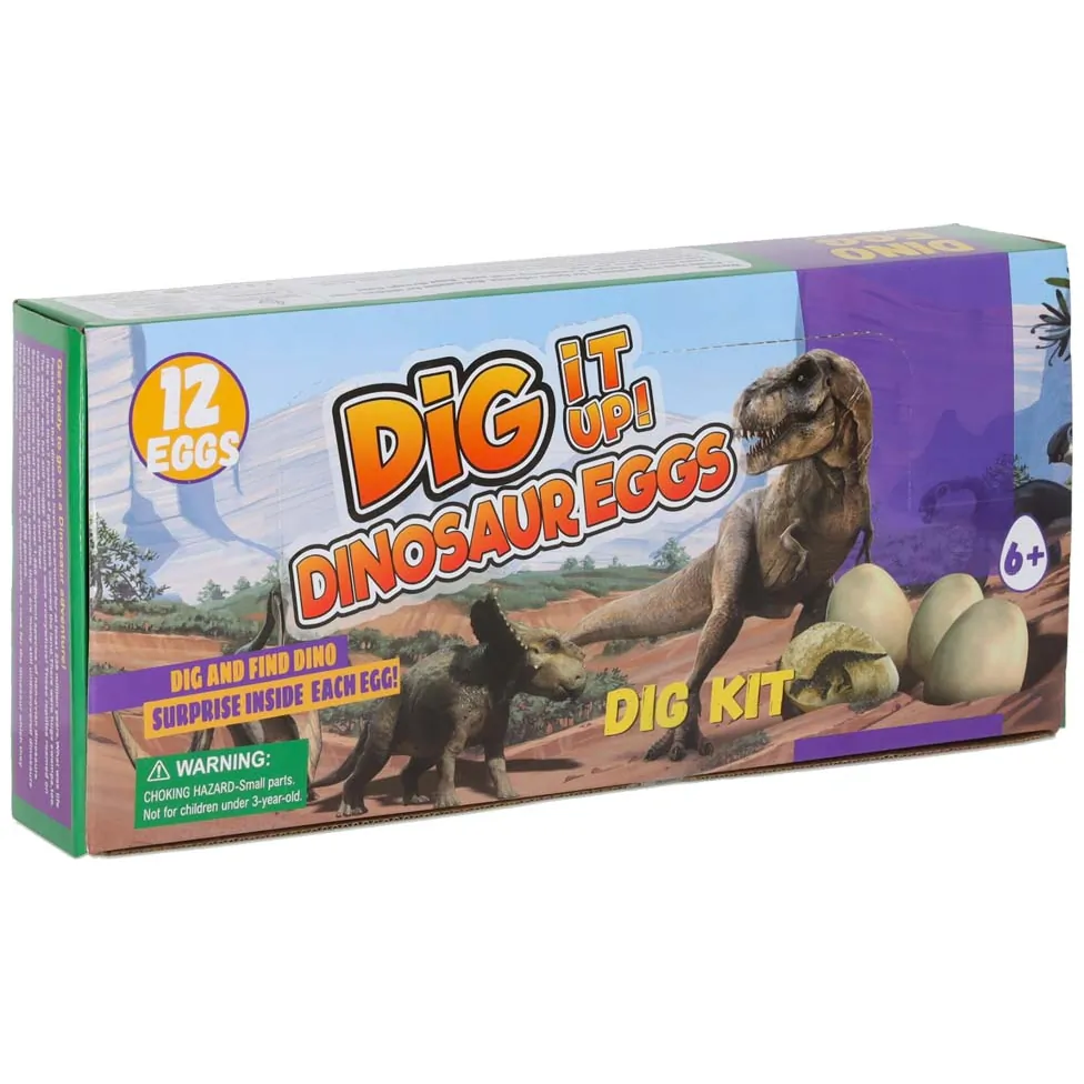 Wykopaliska dinozaurów zestaw 12 jajek z figurkami do odkrywania - obrazek 16