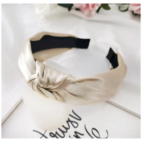 Opaska turban z materiału satynowa O228K