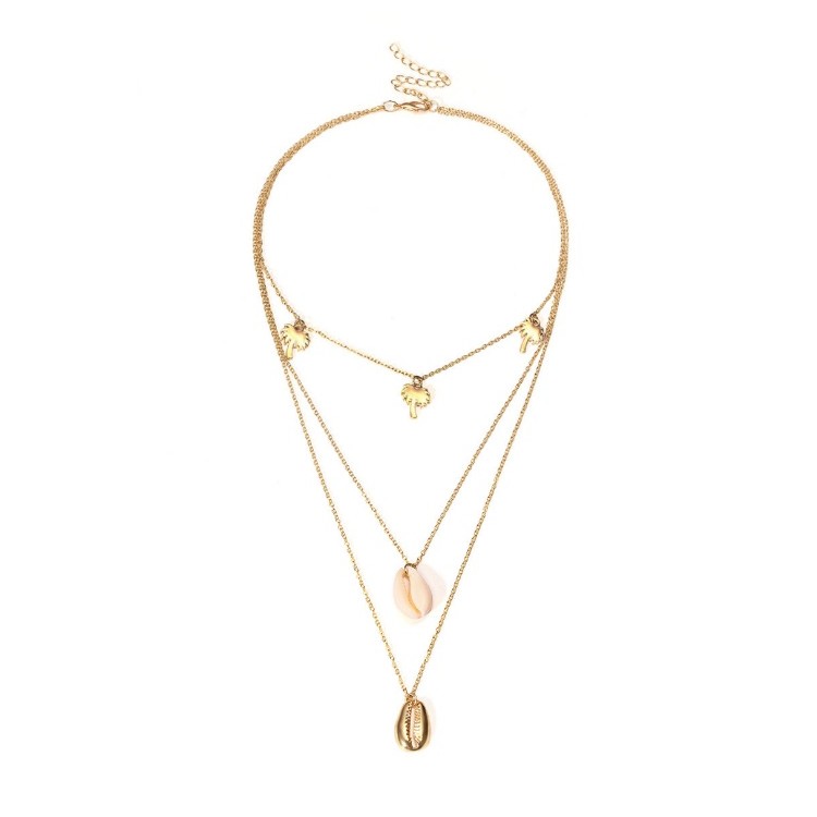 Naszyjnik multi celebrytka muszelki N655N - obrazek 5