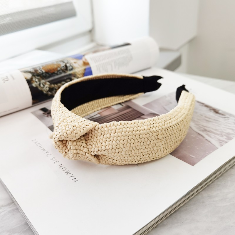 Opaska turban wiklinowa pleciona O286K - obrazek 4