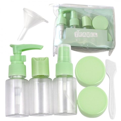 Zestaw pojemniczków i akcesoriów podróżnych 7w1 KS122ZIE