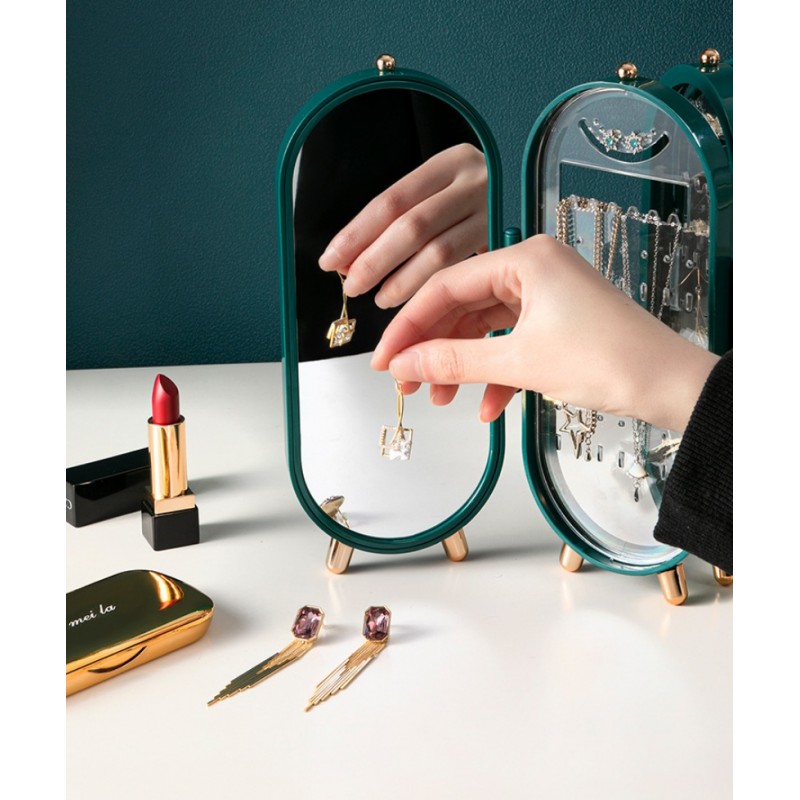 Organizer na biżuterię zielony CB38ZIE - obrazek 5