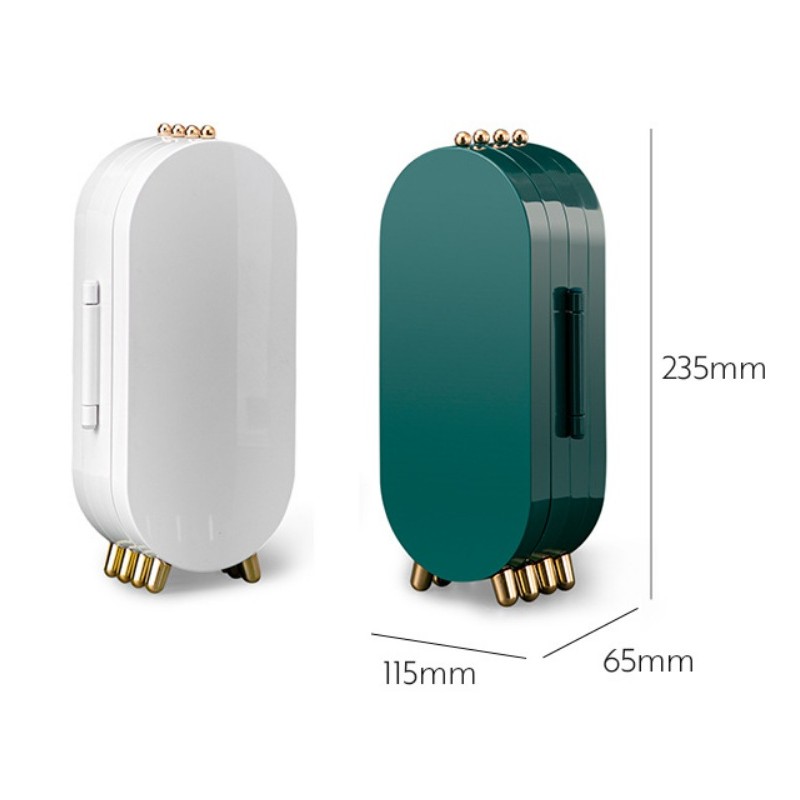 Organizer na biżuterię zielony CB38ZIE - obrazek 10