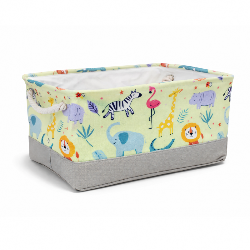 Pojemnik na zabawki kosz, worek na pranie, zwierzątka 30х40х22cm OR112 - obrazek 2