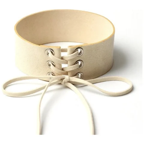NASZYJNIK CHOKER GRUBA OBROŻA N365K