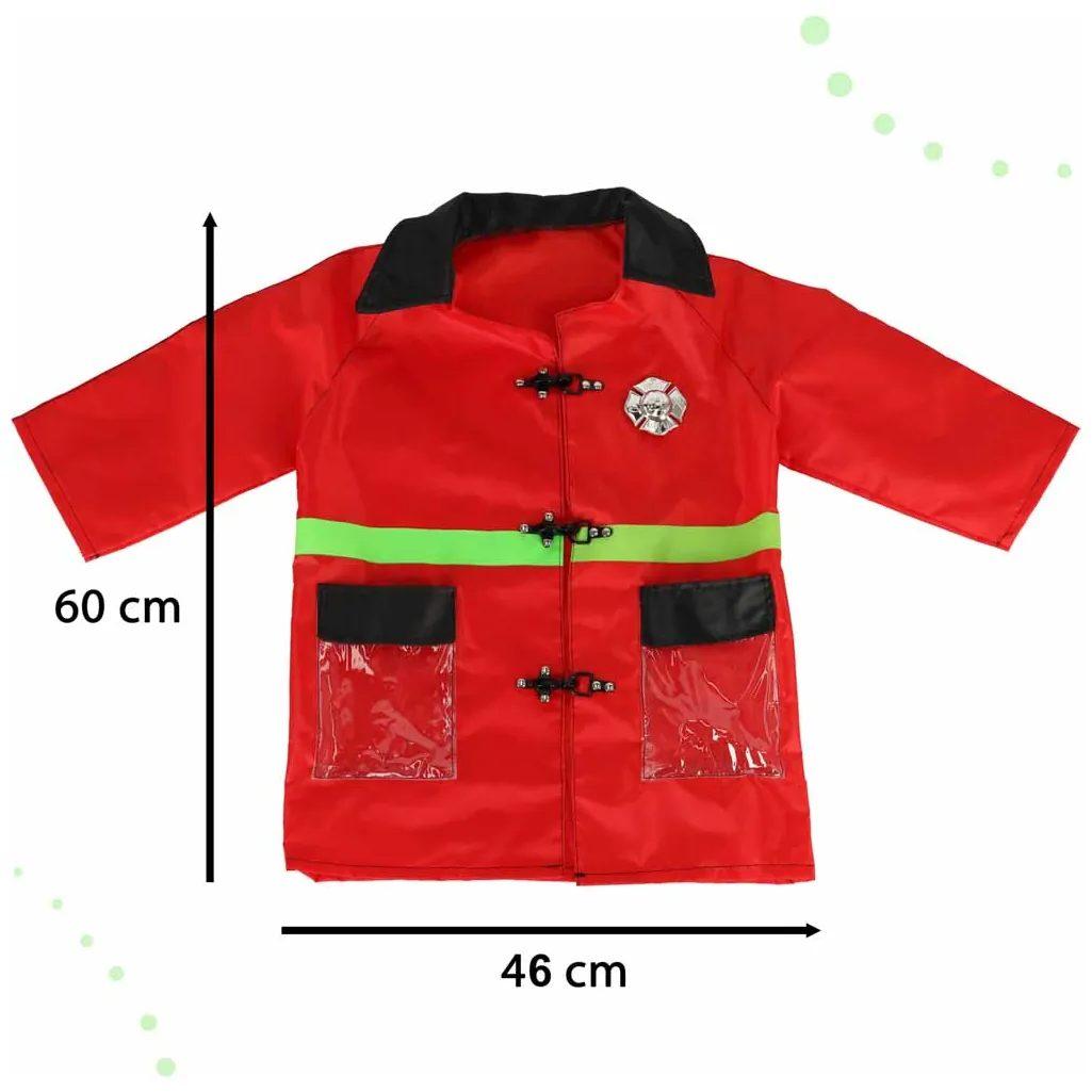 Kostium strój karnawałowy przebranie strażak walkie-talkie 3-8 lat - obrazek 8