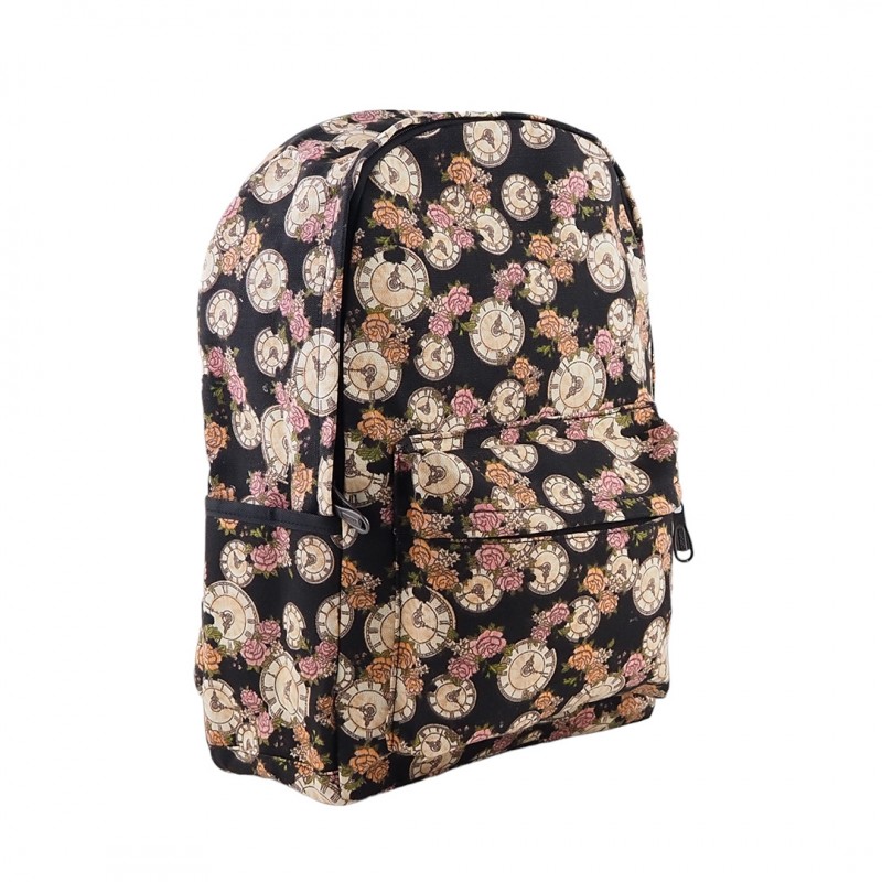 Plecak szkolny z kieszonką Zegary PL16CATS - obrazek 2