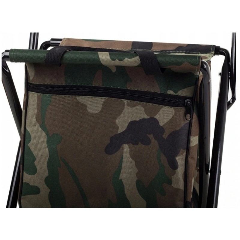 Składane krzesło turystyczne, wędkarskie ze schowkiem KRT06MORO - obrazek 4