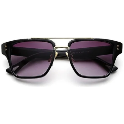 OKULARY UNISEX "ROYAL MAN" - CZARNE OK77