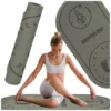 Mata fitness do ćwiczeń jogi wygłuszająca antypoślizgowa 125x61