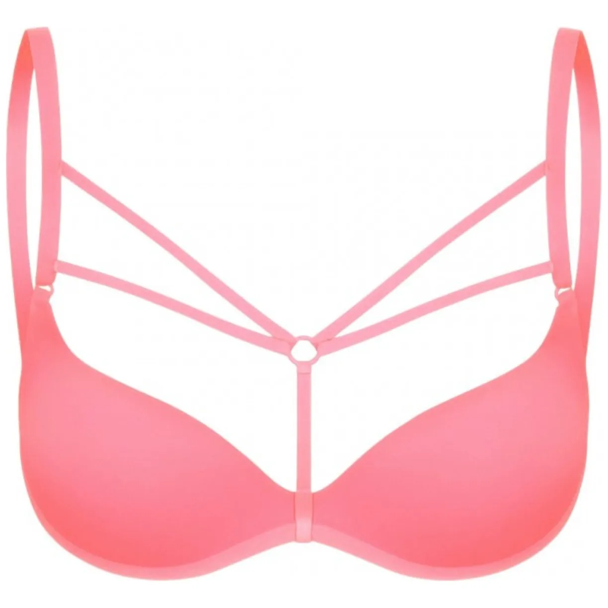 Ozdobne ramiączka do biustonosza MIA PINK - obrazek 2