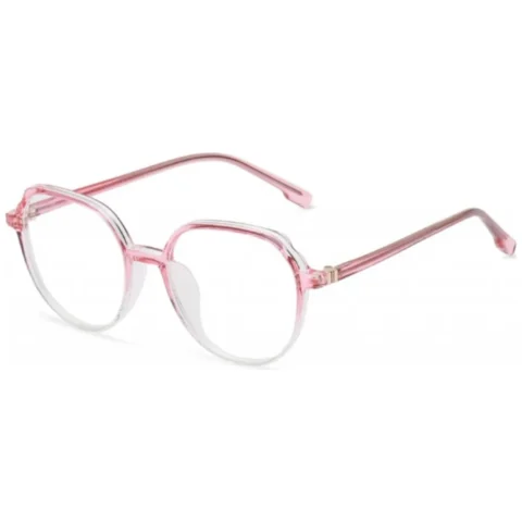 Okulary "zerówki" owal złoto gold rose OK242wz3