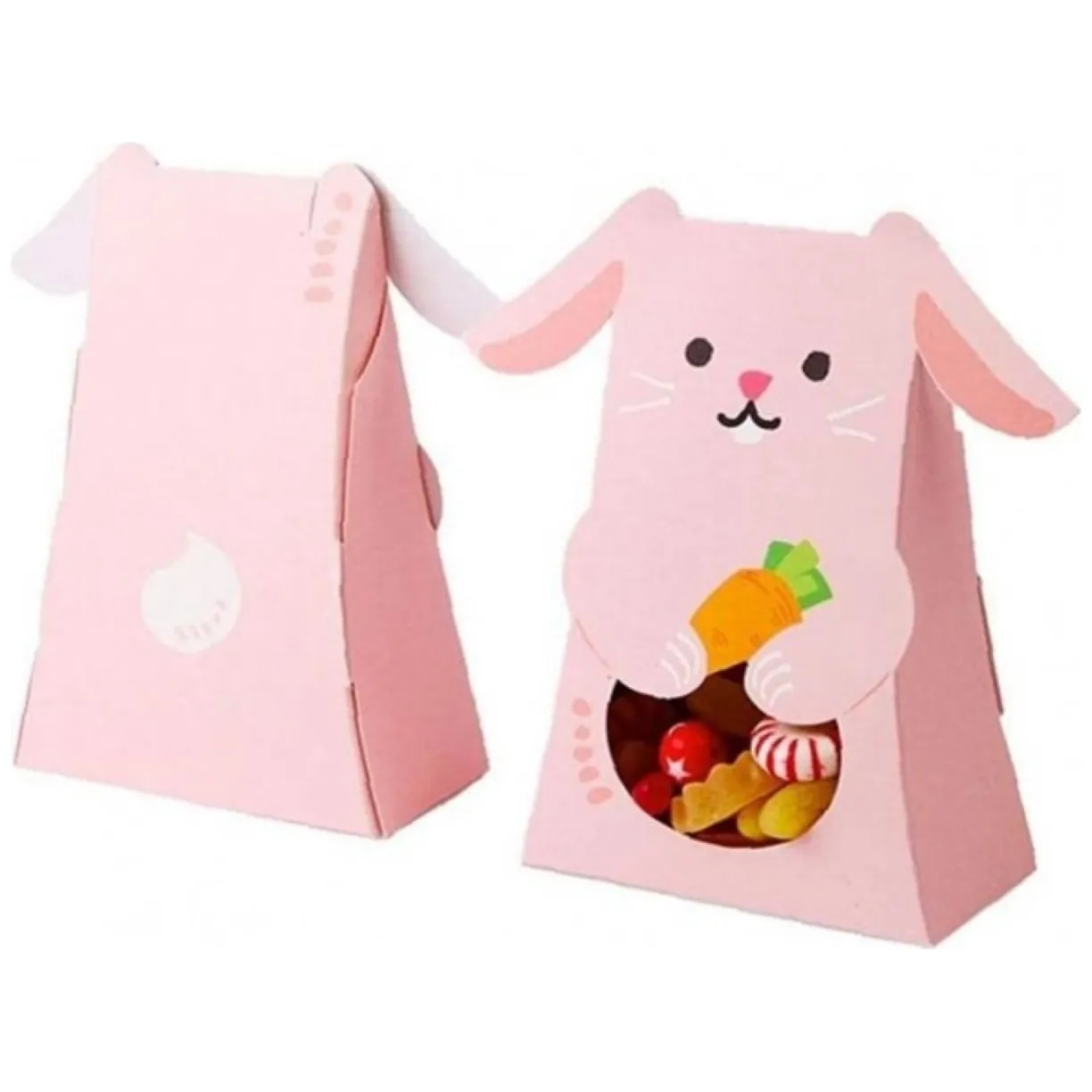 Pudełko PREZENTOWE ozdobne w kształcie Króliczka 1 szt. 10x5x16,5cm OPO42R
