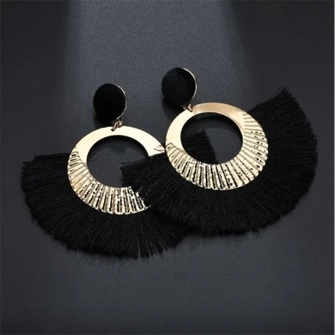 KOLCZYKI Chwosty K971CZ