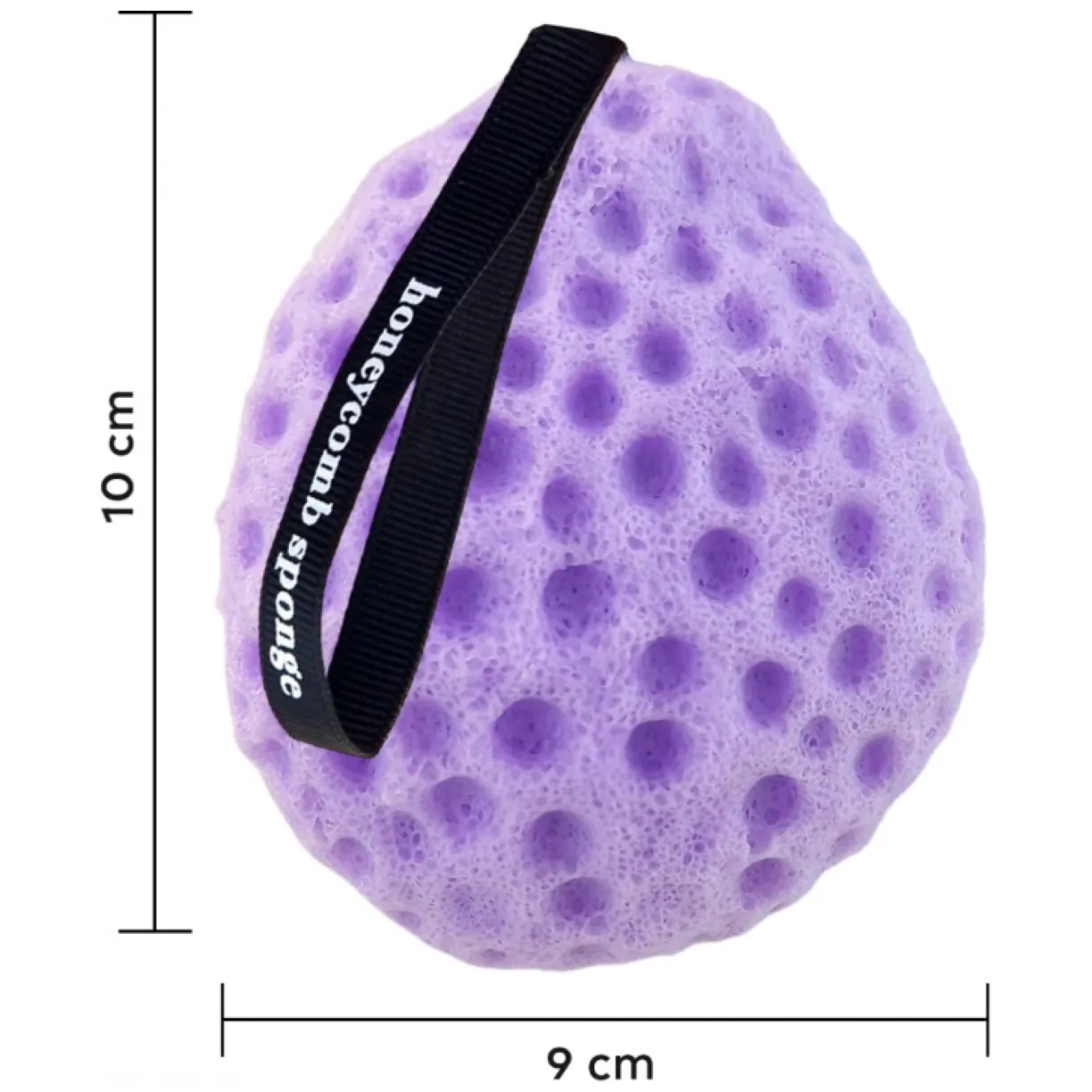 Gąbka Plaster miodu do mycia ciała na mokro 10 cm delikatny peeling GB03FIO - obrazek 3