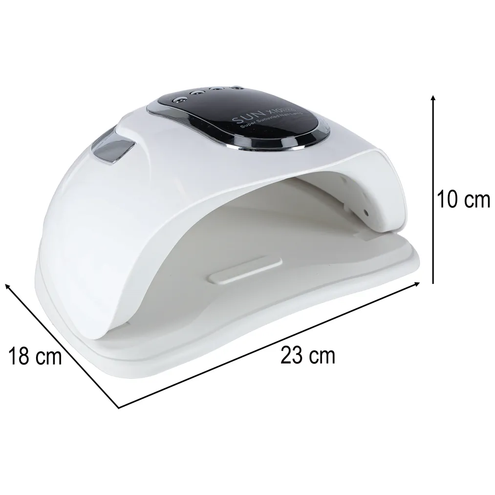 Lampa do paznokci Sun X10 UV 45 LED 280W manicure hybrydy żele - obrazek 12