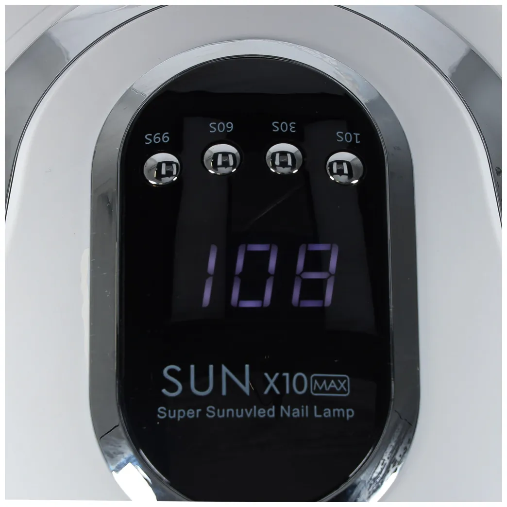 Lampa do paznokci Sun X10 UV 45 LED 280W manicure hybrydy żele - obrazek 10