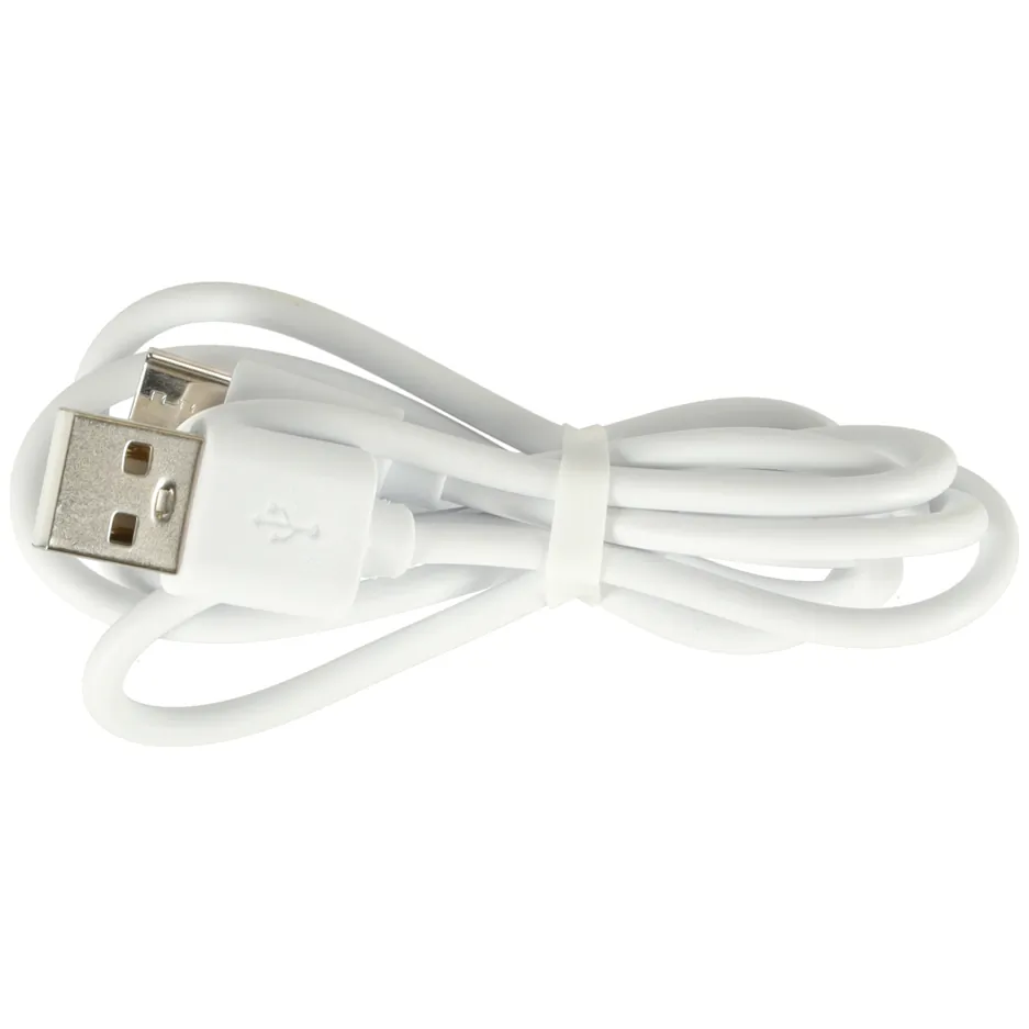 Wentylator biurkowy wiatrak przenośny bezprzewodowy USB z akumulatorem regulowany 4 poziomy mocy LED 38cm biały - obrazek 6