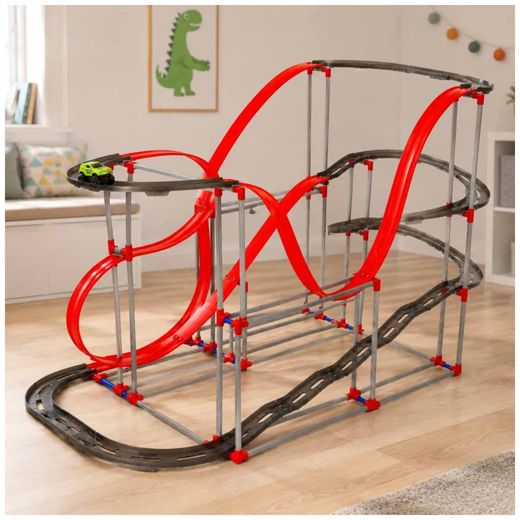 Antygrawitacyjny tor samochodowy magnetyczny 175 el. 130 cm XXL - obrazek 8