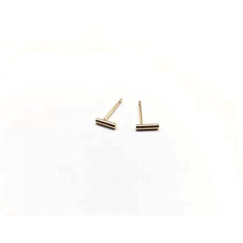 KOLCZYKI STAL CHIRURGICZNA ZŁOTO KST1203