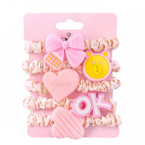 Zestaw frotek gumek 5w1 na plakietce Sweet GUM125R