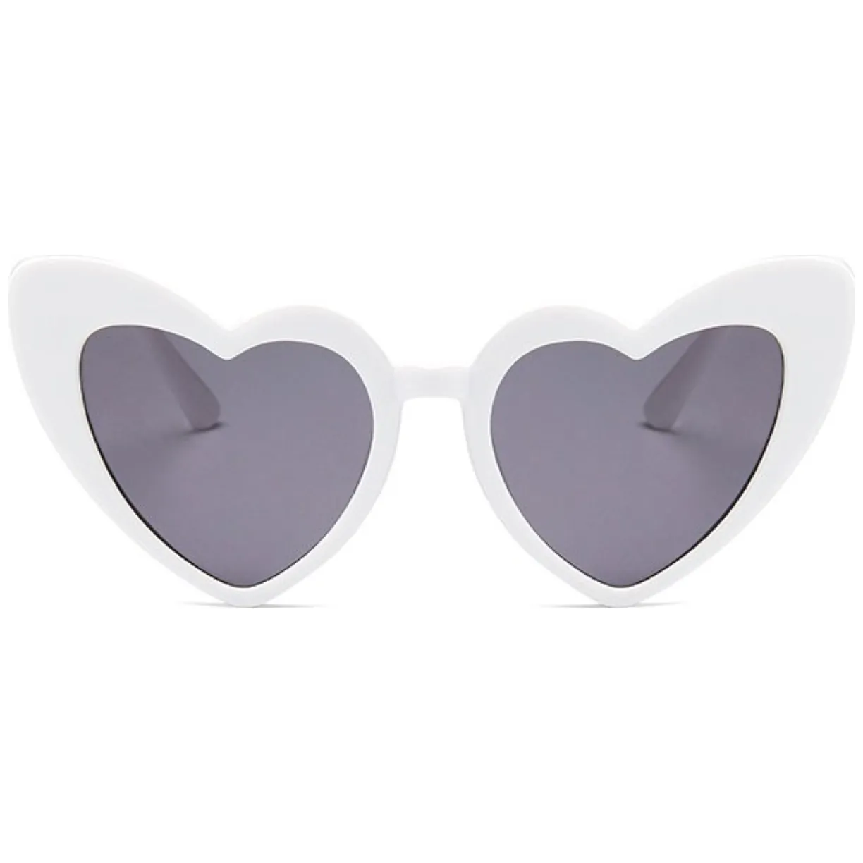 Okulary przeciwsłoneczne serca HEART WHITE - obrazek 2