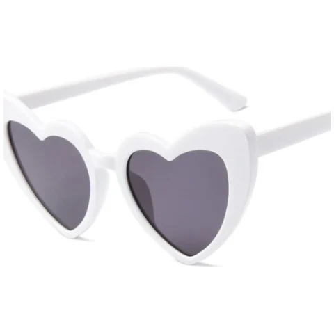 Okulary przeciwsłoneczne serca HEART WHITE