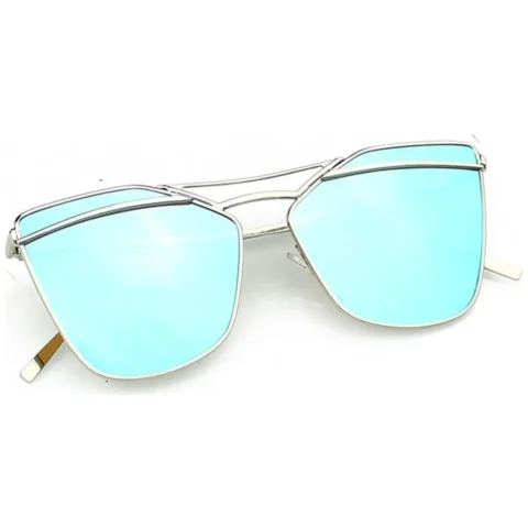 OKULARY LUSTRZANE RUN BIRD - NIEBIESKIE OK84WZ3