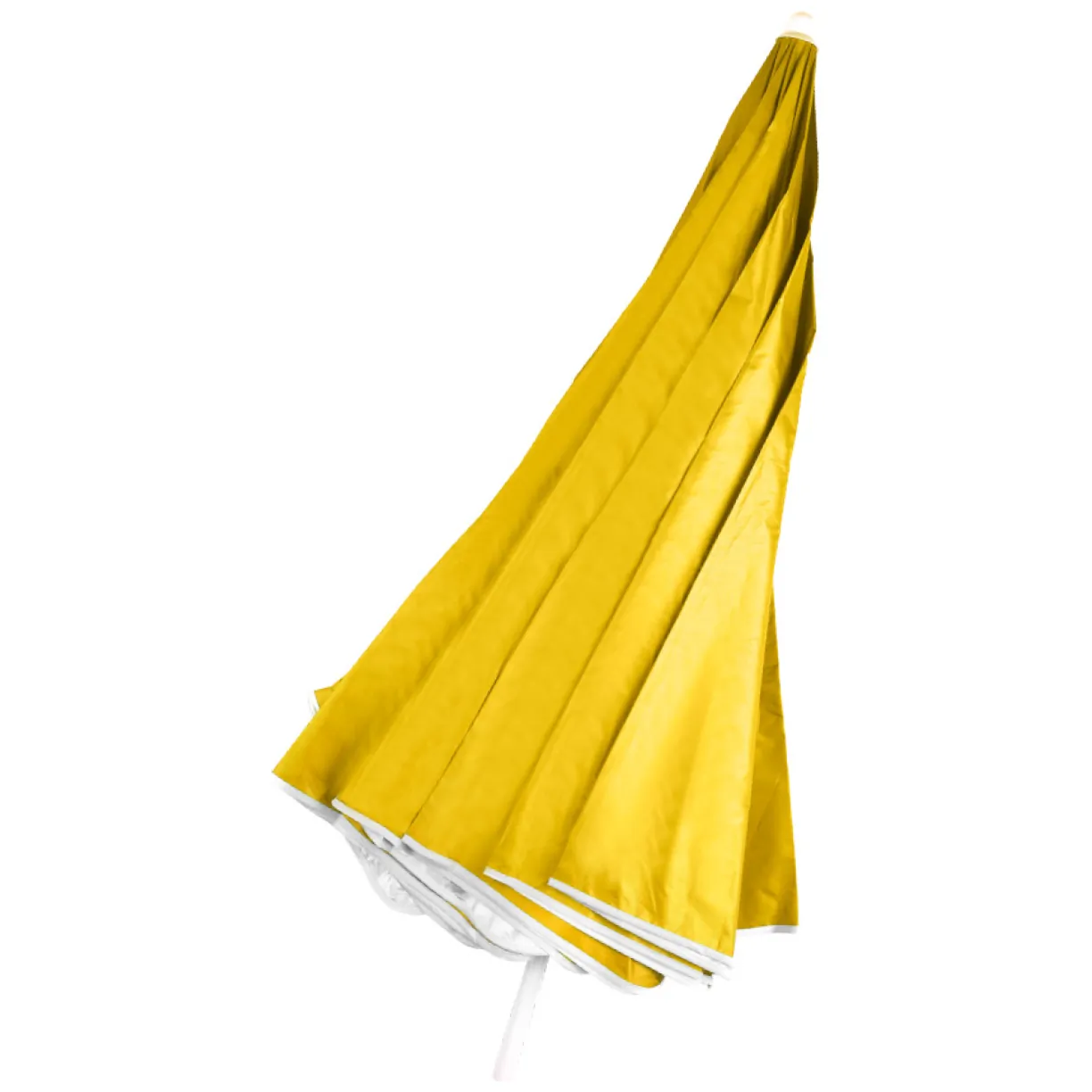 Parasol ogrodowy plażowy regulowany łamany składany UV 150cm żółty - obrazek 5