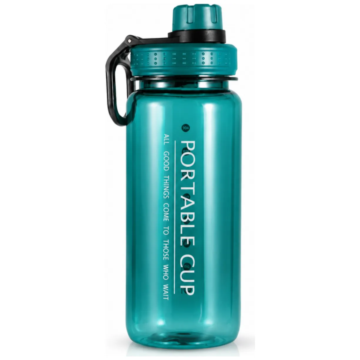 BUTELKA NA WODĘ BIDON NA SIŁOWNIĘ FITNESS 600ml przenośny mały - obrazek 8