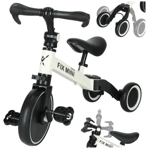 Rowerek biegowy Trike Fix Mini rower wielofunkcyjny 3w1 biały