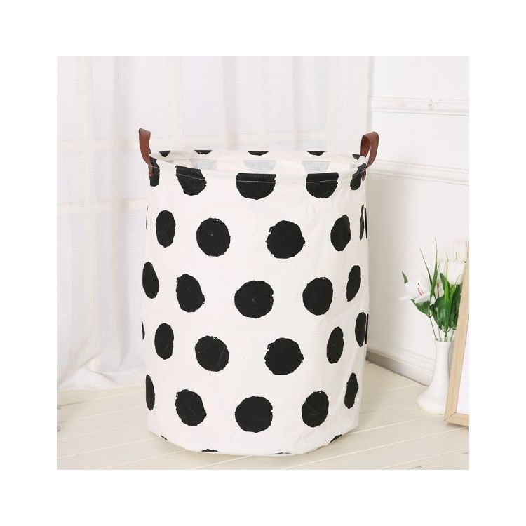 POJEMNIK KOSZ WOREK NA ZABAWKI LUB PRANIE KROPKI 35x45 cm OR2WZ26 - obrazek 4