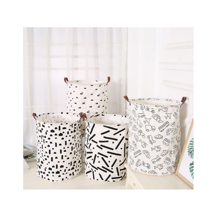 POJEMNIK KOSZ WOREK NA ZABAWKI LUB PRANIE KROPKI 35x45 cm OR2WZ26 - obrazek 6