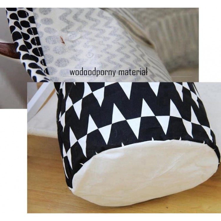 POJEMNIK KOSZ WOREK NA ZABAWKI LUB PRANIE KROPKI 35x45 cm OR2WZ26 - obrazek 7