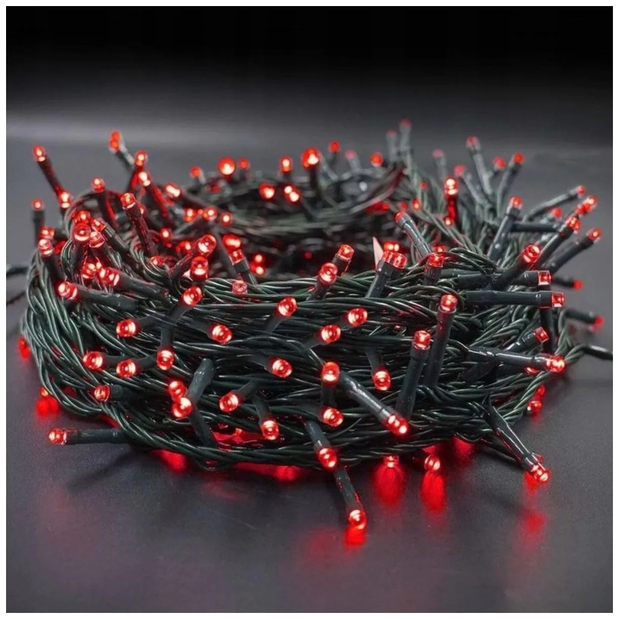 Światełka lampki wewnętrzne/zewnętrzne 100 LED Czerwone - obrazek 6