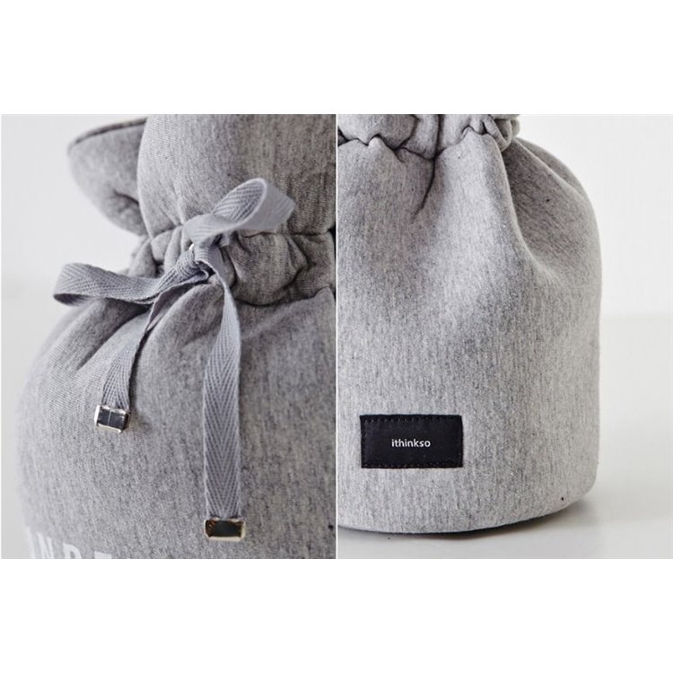 Kosmetyczka Worek Denim Grey KS13SZ - obrazek 5