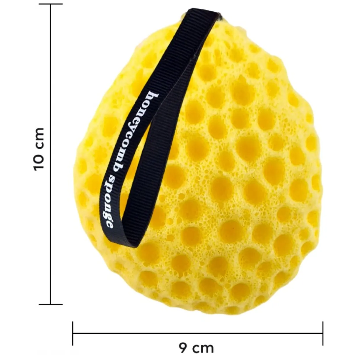 Gąbka Plaster miodu do mycia ciała na mokro 10 cm delikatny peeling GB03 - obrazek 4