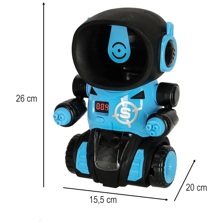 Gra zręcznościowa robot strzelanie do celu 2 pistolety piankowe kulki - obrazek 8