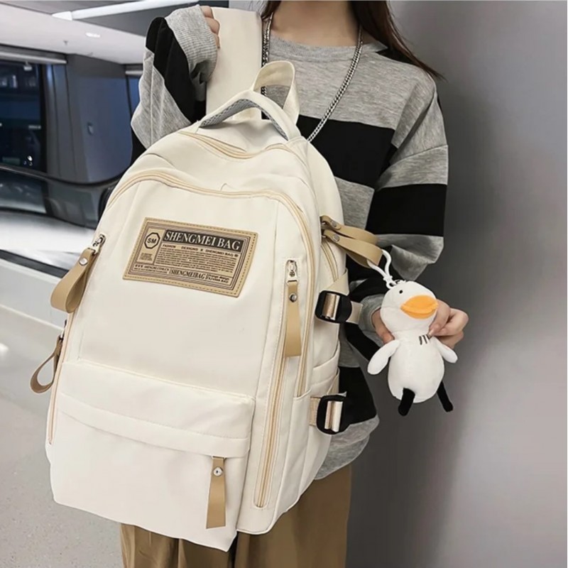 Plecak sportowy szkolny uniwersalny z brelokiem PL170B - obrazek 3