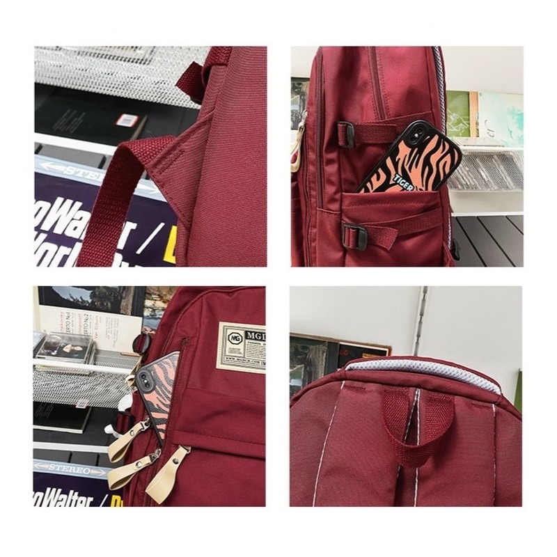 Plecak sportowy szkolny uniwersalny z brelokiem PL170B - obrazek 6