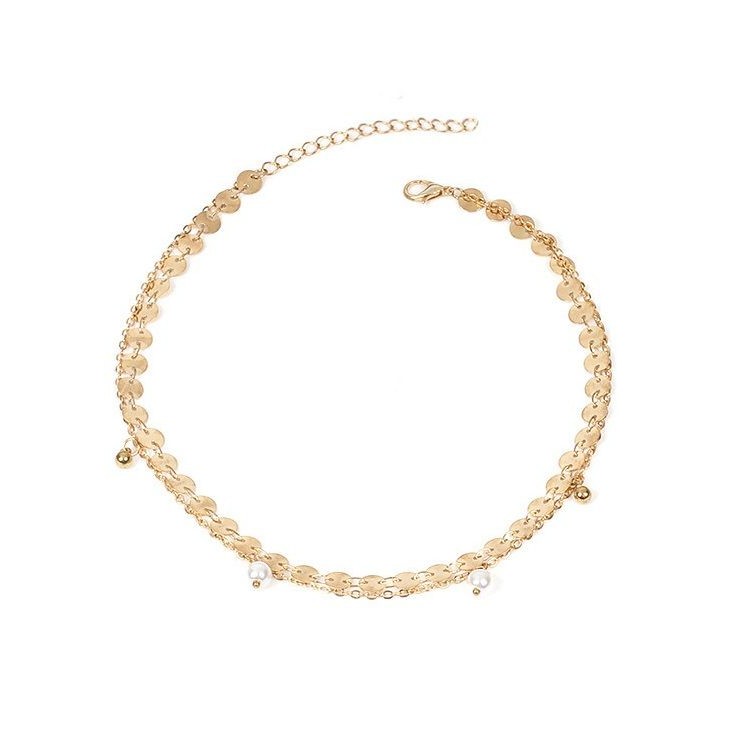 NASZYJNIK DELIKATNY CHOKER PODWÓJNY N555Z - obrazek 2