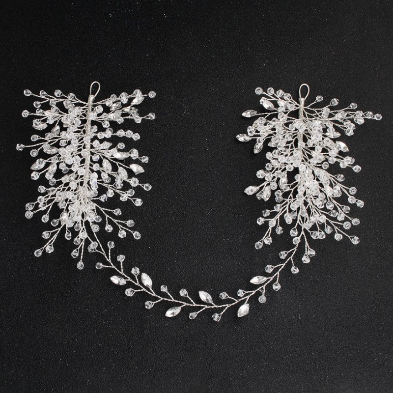 Ślubna opaska do włosów OPS11 - obrazek 3