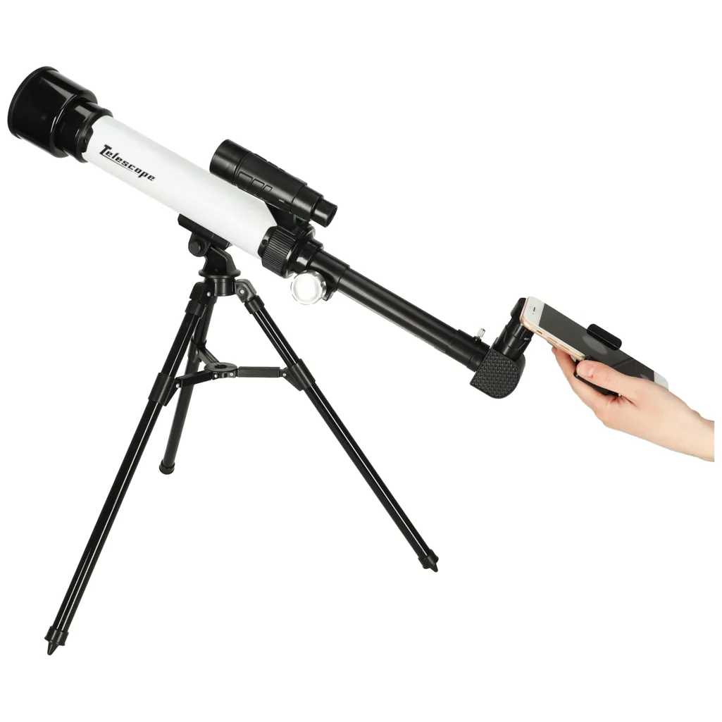 Teleskop astronomiczny dla dzieci 8+ ze statywem 30x/60x i uchwytem na telefon - obrazek 11