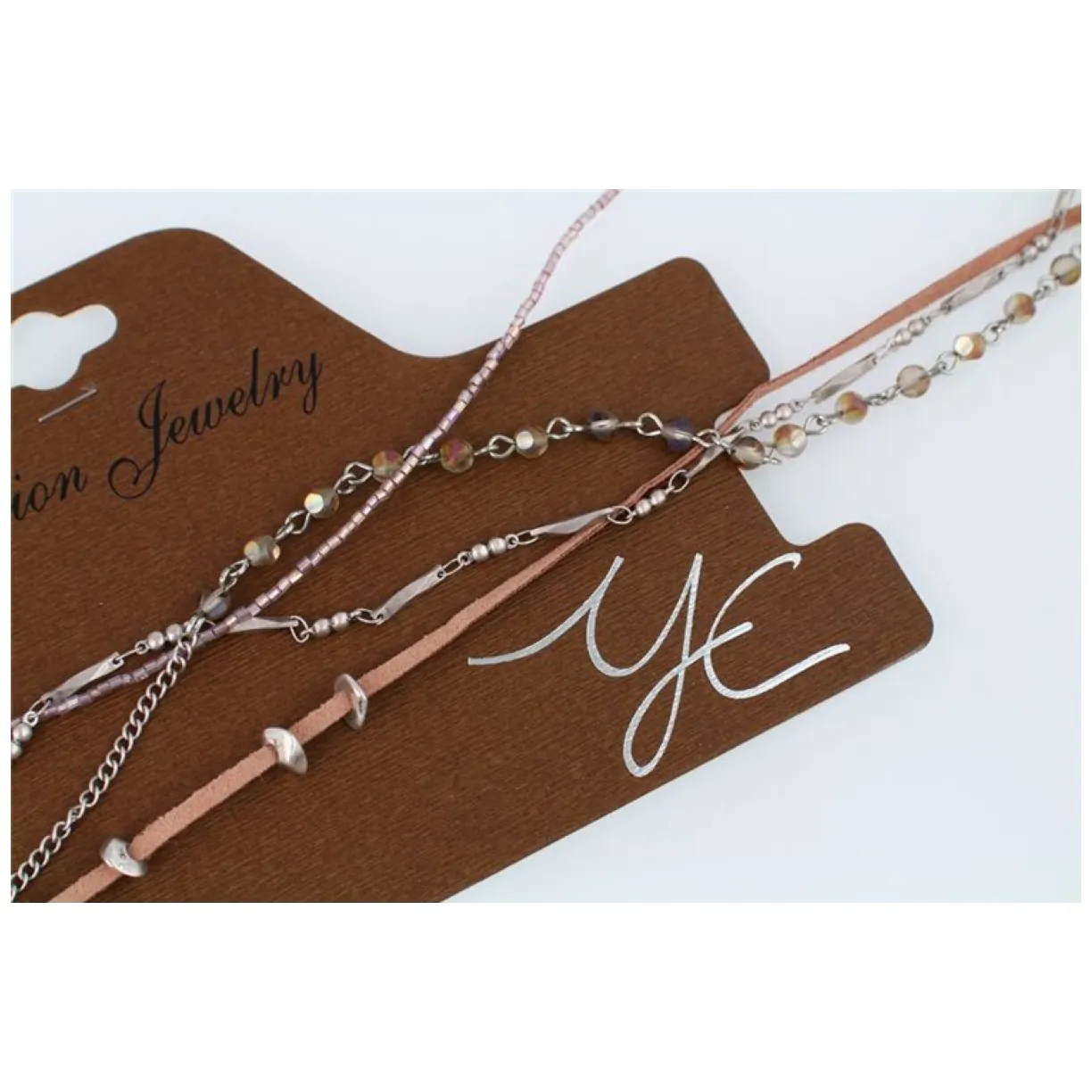 NASZYJNIK CHOKER BOHO N523 - obrazek 2